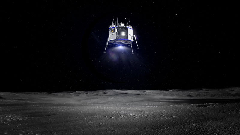 Esta es la sonda con la que Jeff Bezos piensa aterrizar en la LunaImagen: Blue Moon (Blue Origin)